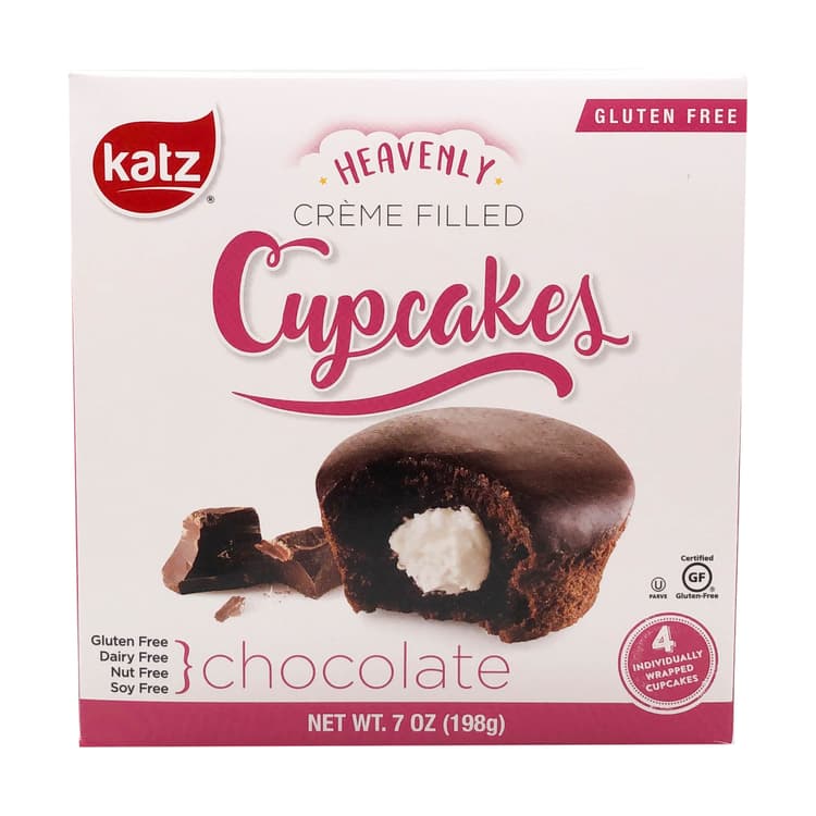 Katz Chocolate Filled Creme Cupcakes