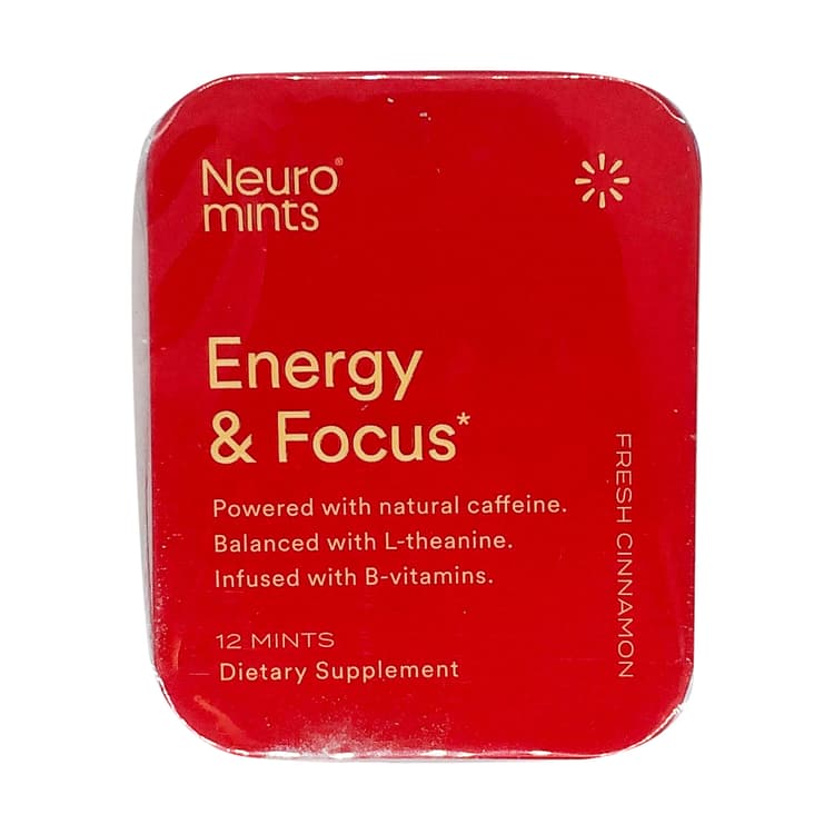 Neuro Gum Fresh Cinnamon Energy + Focus Mints, 12 Mints