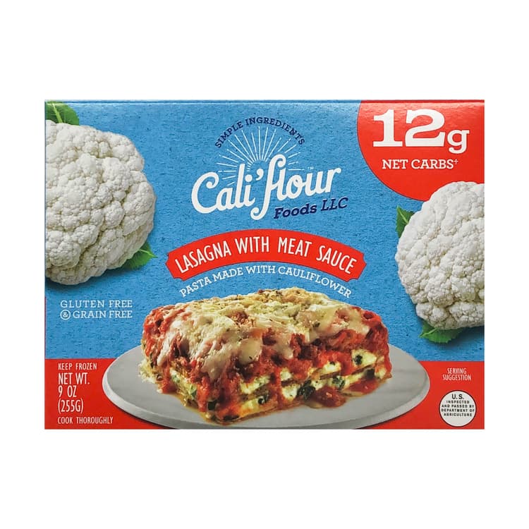 Califlour Entrees Pasta Lasagna Mts