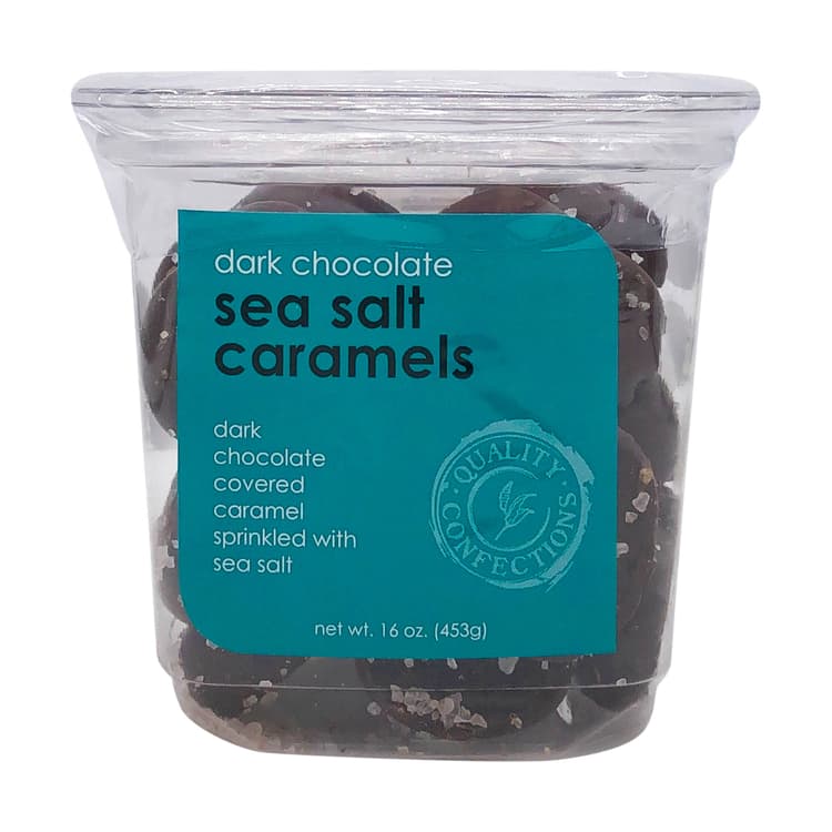 Nassau Candy Dark Chocolate Sea Salt Caramels