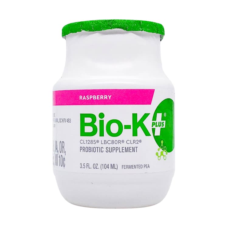 Bio-K Plus Raspberry Fermented Pea Probiotic