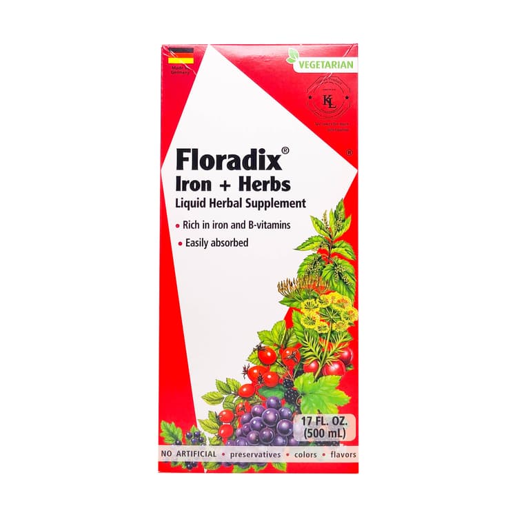 Floradix Iron + Herbs Vegetarian Liquid Herbal Supplement