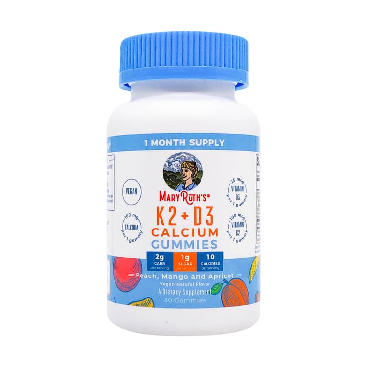 Mary Ruth'S Vitamin K2 & D3 + Calcium Gummies, 30 Gummies