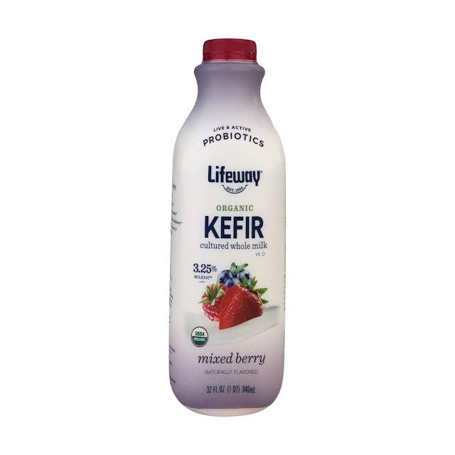 Is it Egg Free? Lifeway Organic Kefir Cultured Milk Whole Mixed Berry