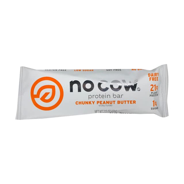 Is it Soy Free? No Cow Chunky Peanut Butter Protein Bar