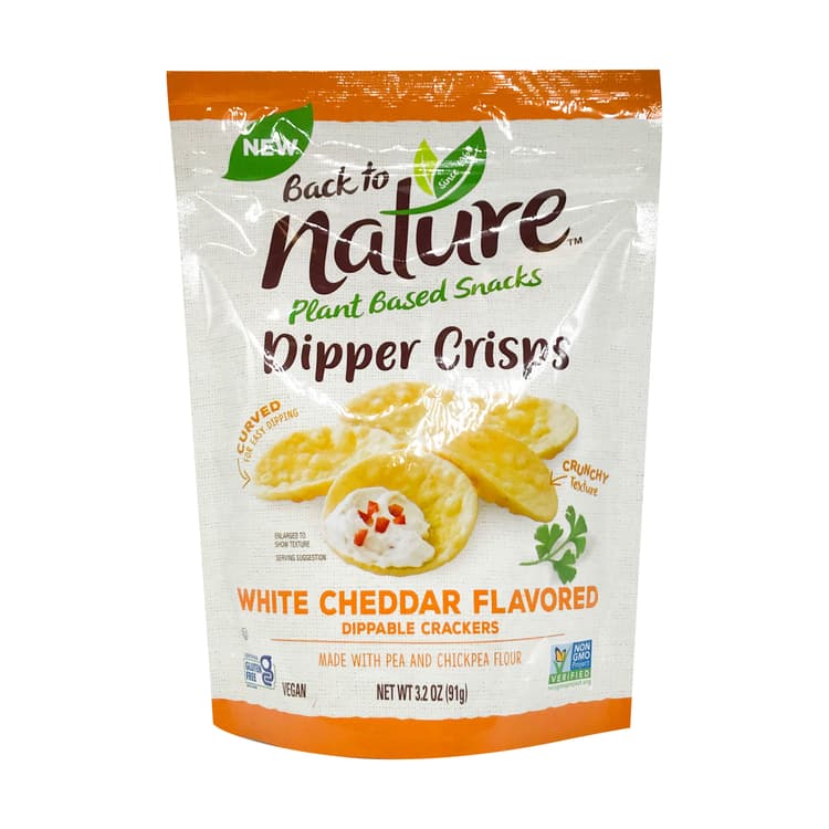 Back To Nature White Cheddar Flavored Dipper Crisps