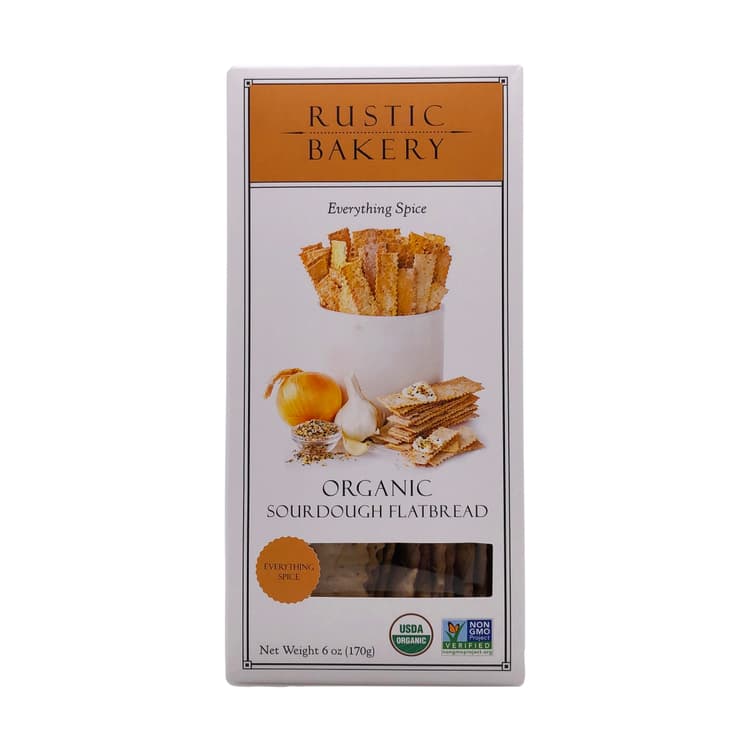 Rustic Bakery Organic Everything Spice Sourdough Flatbread