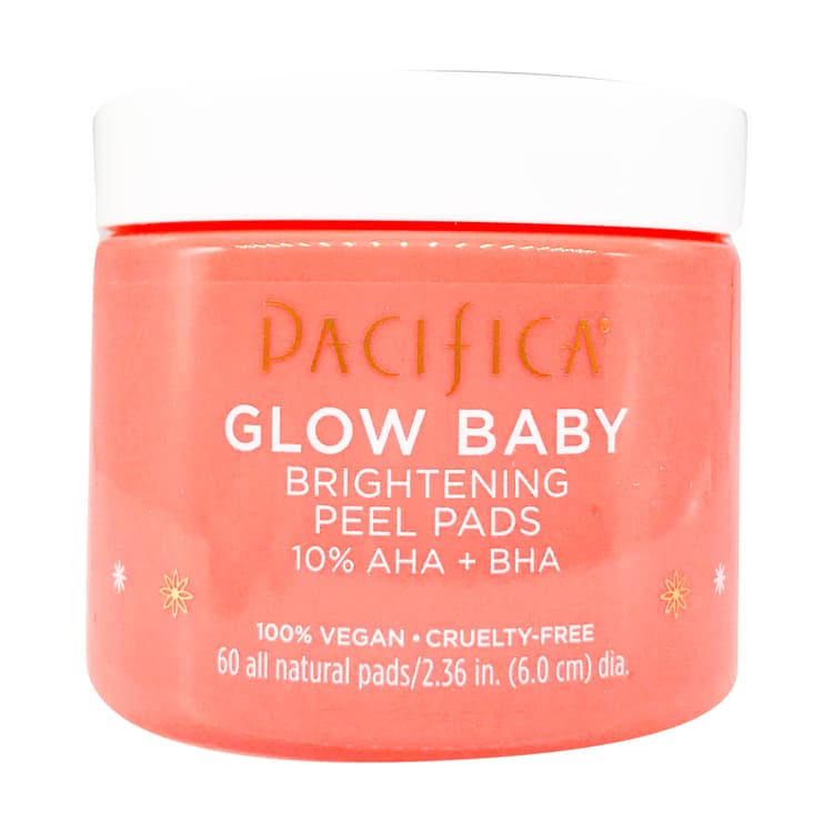 Glow Baby Brightening Peel Pads, 60 All Natural Pads