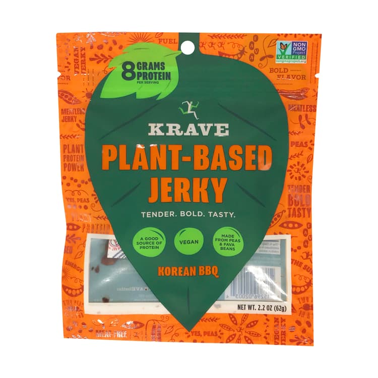 Krave Jerky Plant Based Korean Bbq Jerky