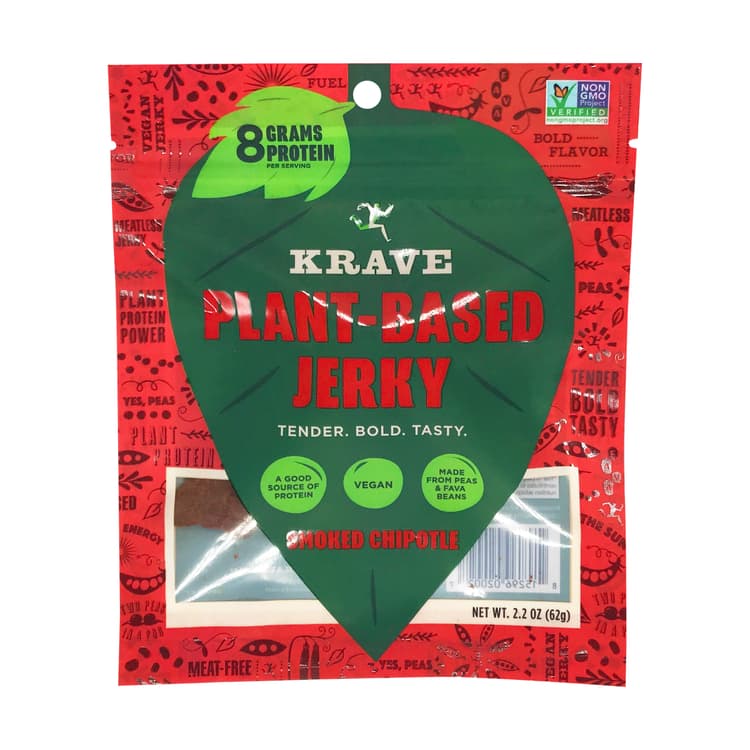 Krave Jerky Plant Based Smoked Chipotle Jerky