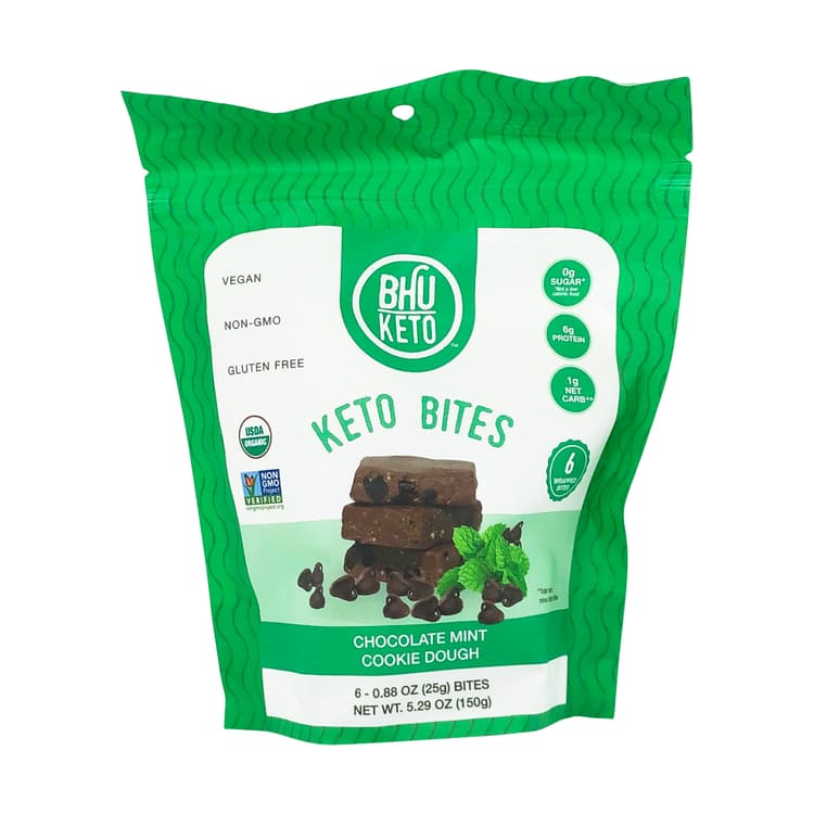 Organic Keto Mint Chocolate Cookie Dough Bites