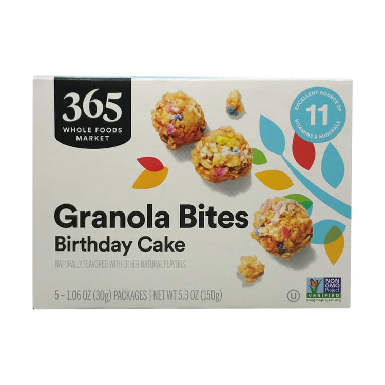 365 Whole Foods Market Granola Bites Birthday Cake