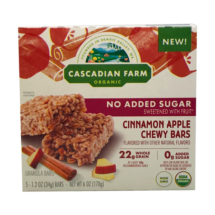 Cascadian Farm Organic Cinnamon Apple Granola Bars