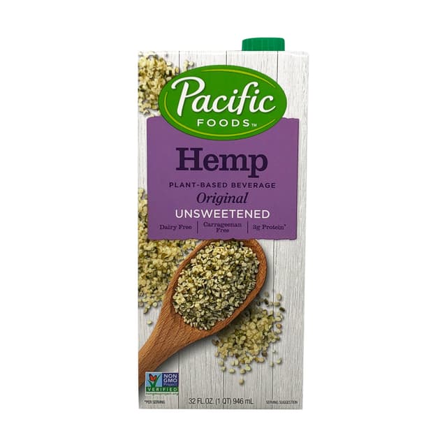 Is it Egg Free? Pacific Foods Original Unsweetened Hemp Non-dairy Beverage
