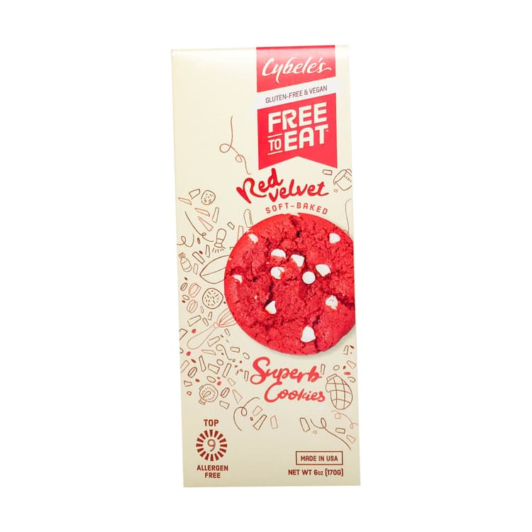 Cybele'S Free To Eat Red Velvet Soft-Baked Superb Cookies