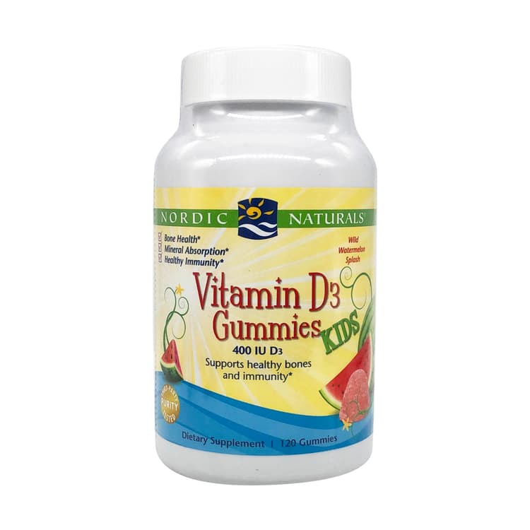 Nordic Naturals Vitamin D3 Gummies For Kids, 120 Gummies