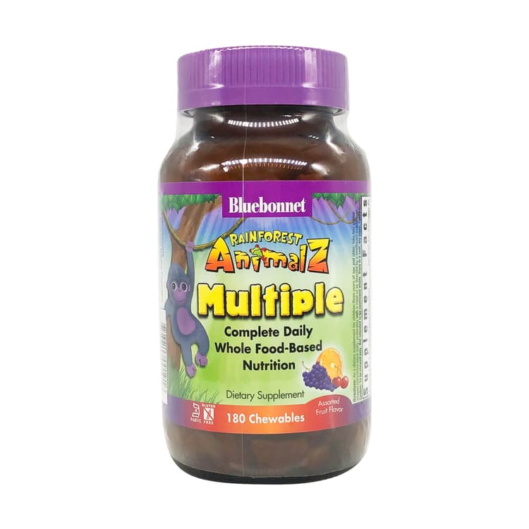 Bluebonnet Rainforest Animalz Assorted Chews, 180 Chewables