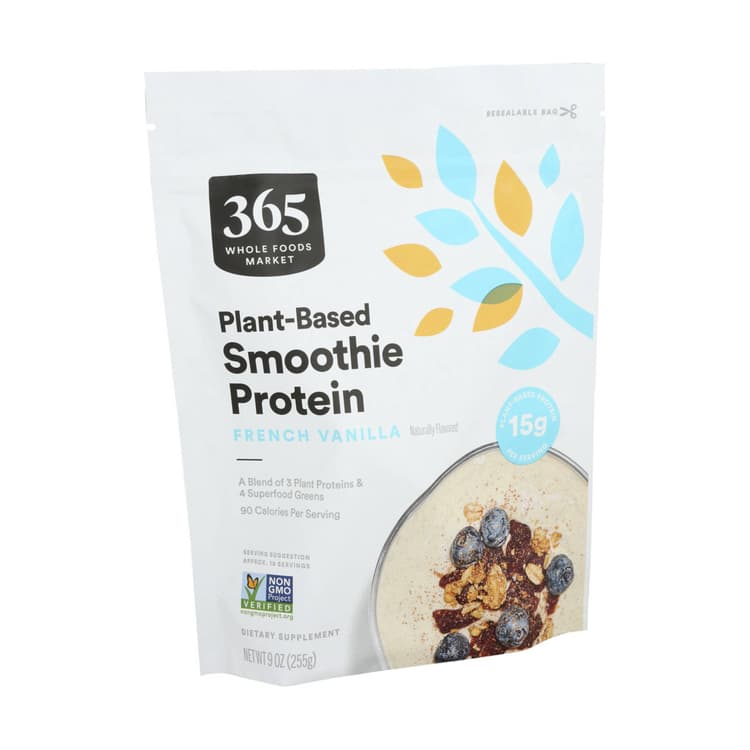 365 Whole Foods Market Plant-Based French Vanilla Smoothie Protein