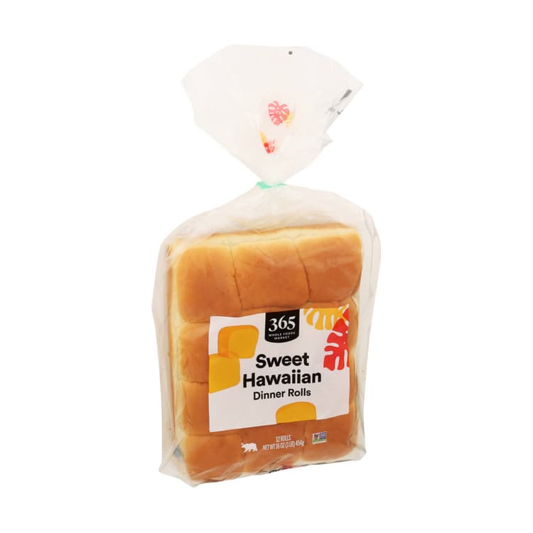 365 By Whole Foods Market Sweet Hawaiian Dinner Rolls, 12 Rolls