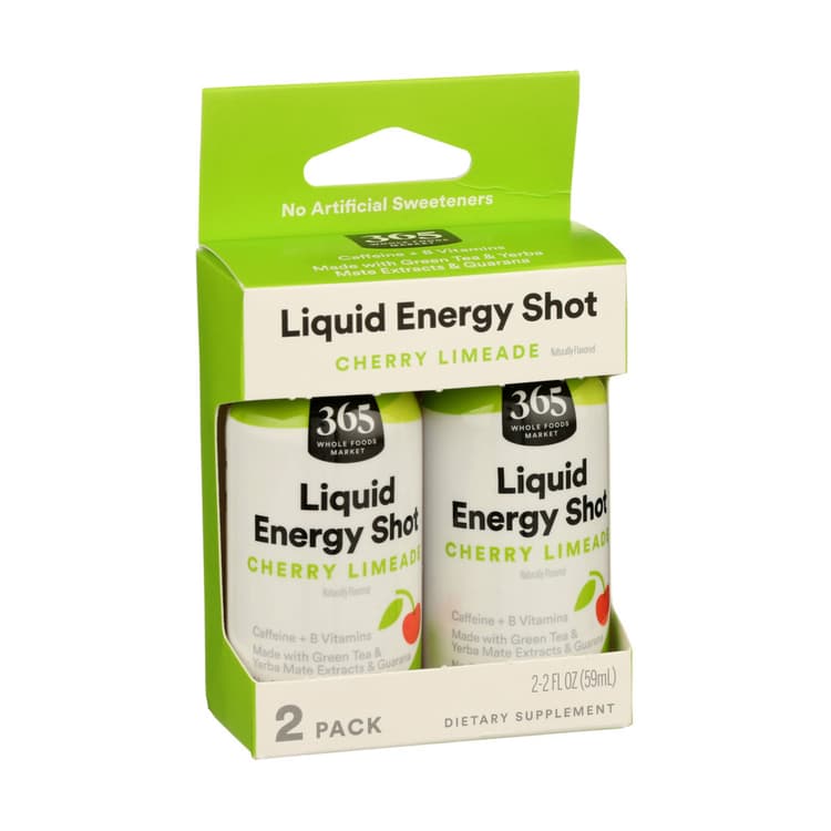 365 By Whole Foods Market Cherry Limeade Duo Energy Shot