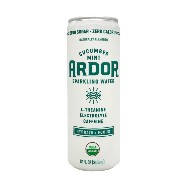 Ardor Organic Cucumber Mint Sparkling Energy Water