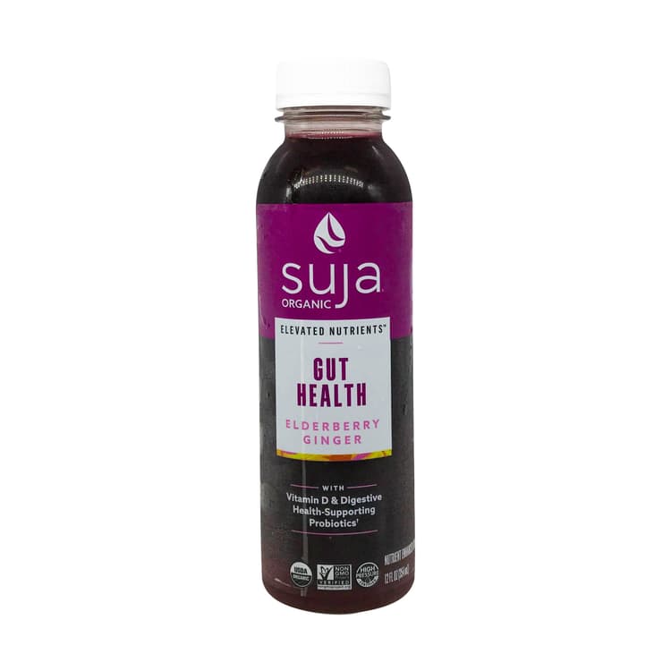 Suja Organic Gut Health Elderberry Ginger Nutrient Enhanced Fruit Juice Drink