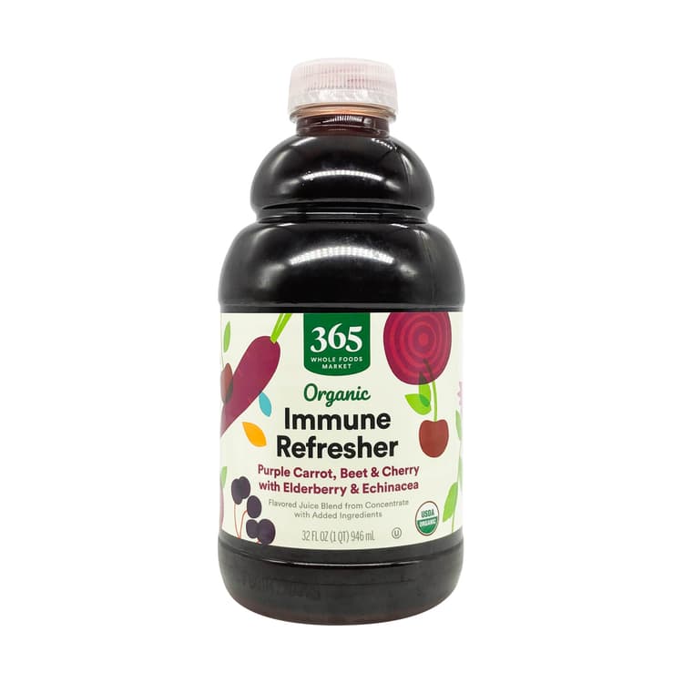 Whole Foods Market Organic Carrot Beet Cherry Elderberry Juice