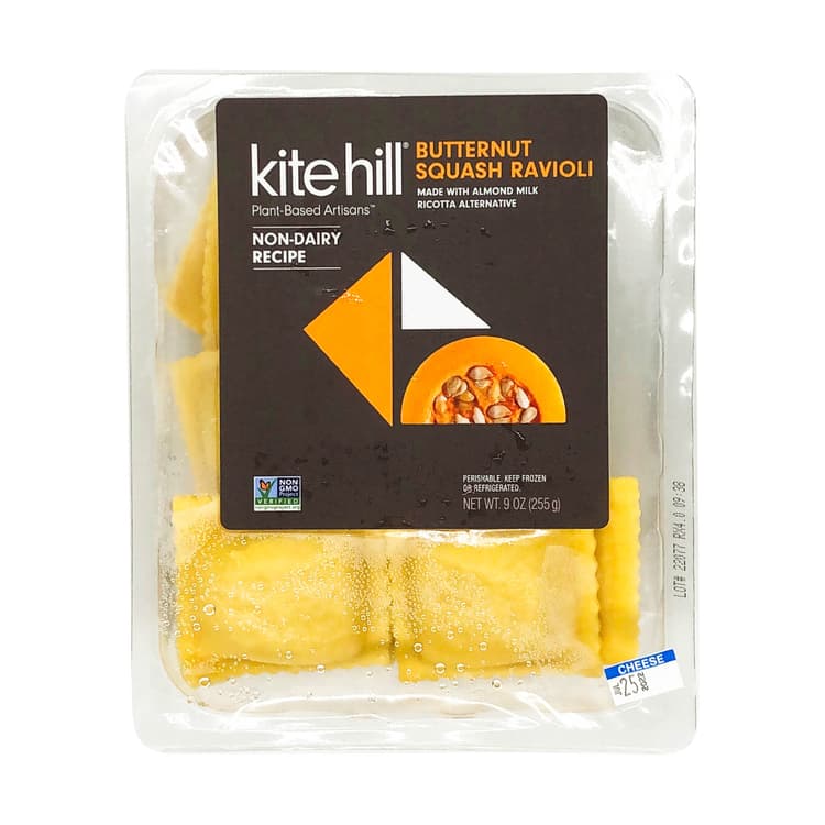 Kite Hill Butternut Squash Ravioli With Almond Milk Ricotta