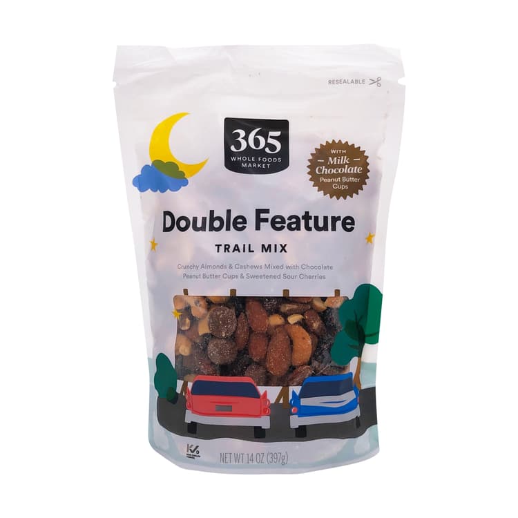 365 Whole Foods Market Double Feature Trail Mix With Milk Chocolate Peanut Butter