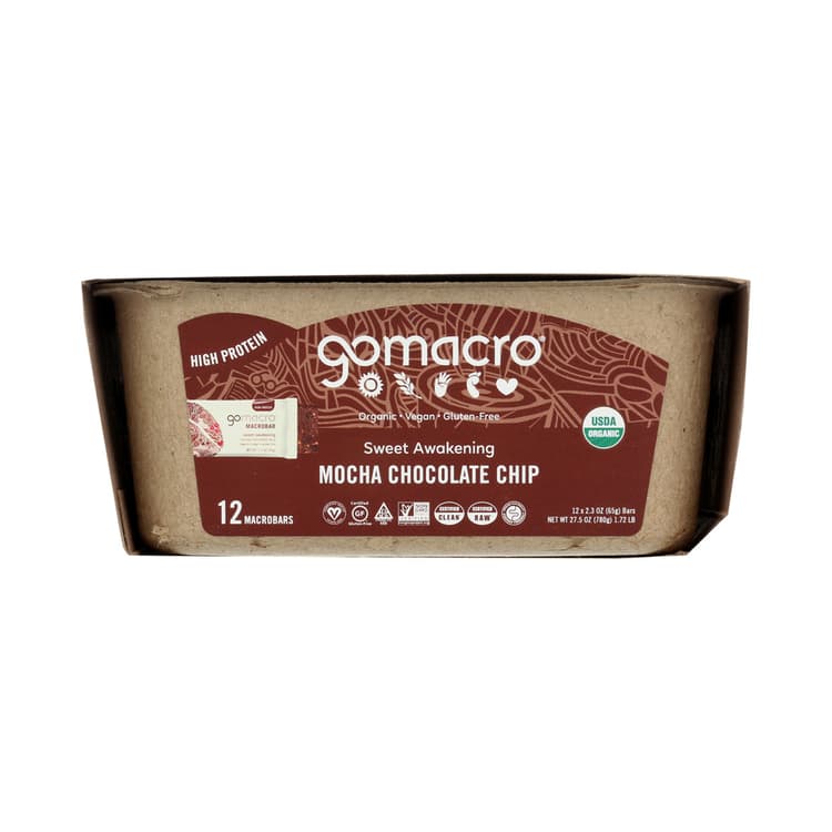 Gomacro Organic Mocha Choc Chip Macrobar