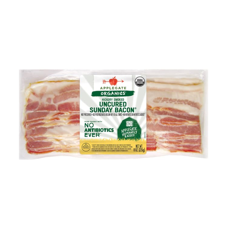Applegate Organic Hickory Smoked Uncured Sunday Bacon