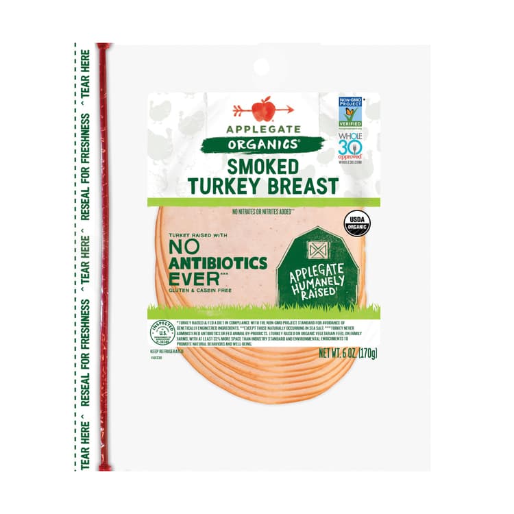 Applegate Organic Smoked Turkey Breast Sliced
