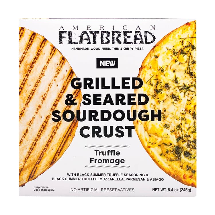 American Flatbread Truffle Fromage Sourdough Crust Pizza