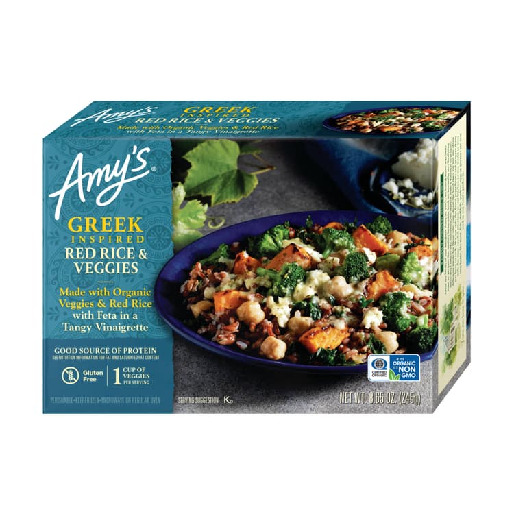 Amy'S Kitchen Greek Red Rice & Veggies Bowls