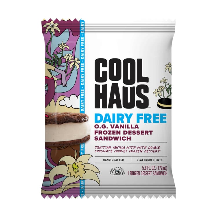 Coolhaus Dairy Free Double Chocolate & Vanilla "The Og" Dessert Sandwich