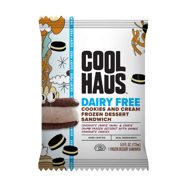 Coolhaus Dairy Free Cookies & Cream Dessert Sandwich