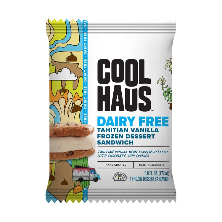 Coolhaus Dairy Free Tahitian Vanilla Dessert Sandwich