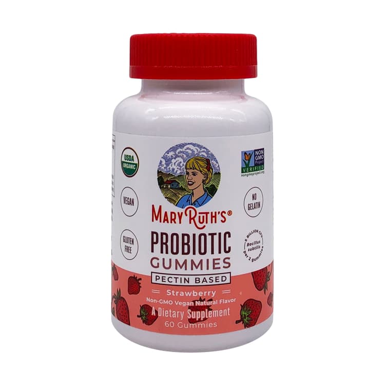 Mary Ruth'S Organic Strawberry Probiotic Gummies, 60 Gummies