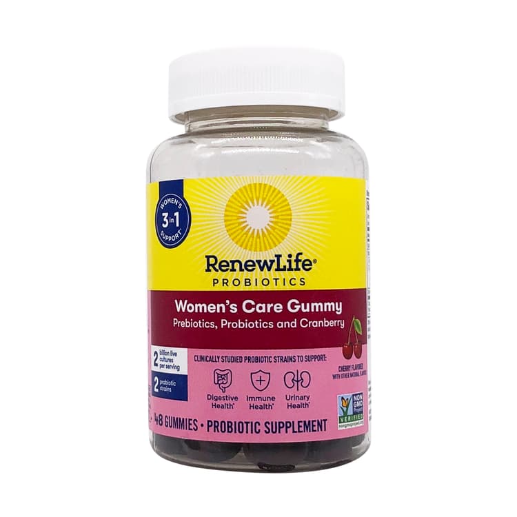 Renew Life Woman'S Care Probiotic Gummy, 48 Gummies