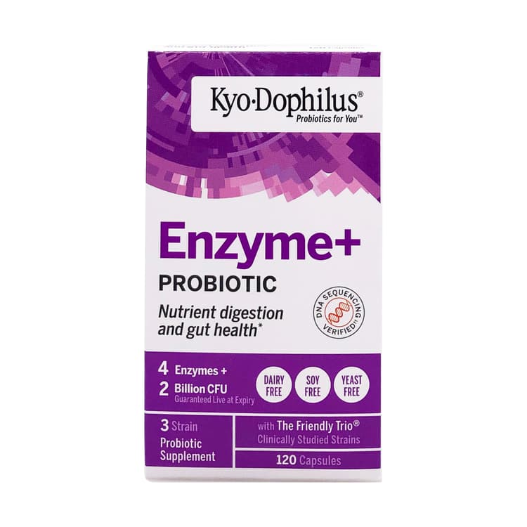Kyolic Kyo-Dophilus Enzyme+ Probiotic, 120 Capsules
