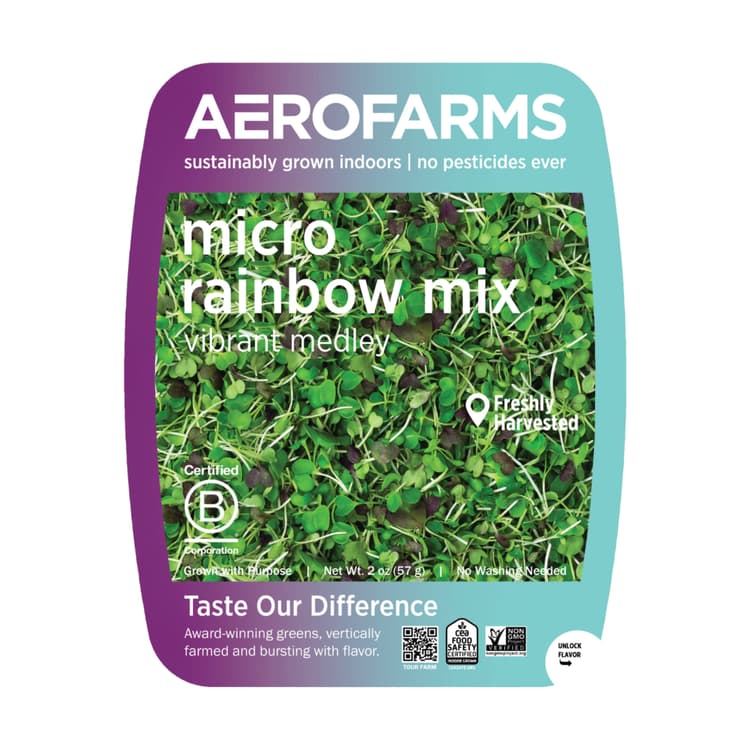 Aerofarms Micro Rainbow Mix Microgreens