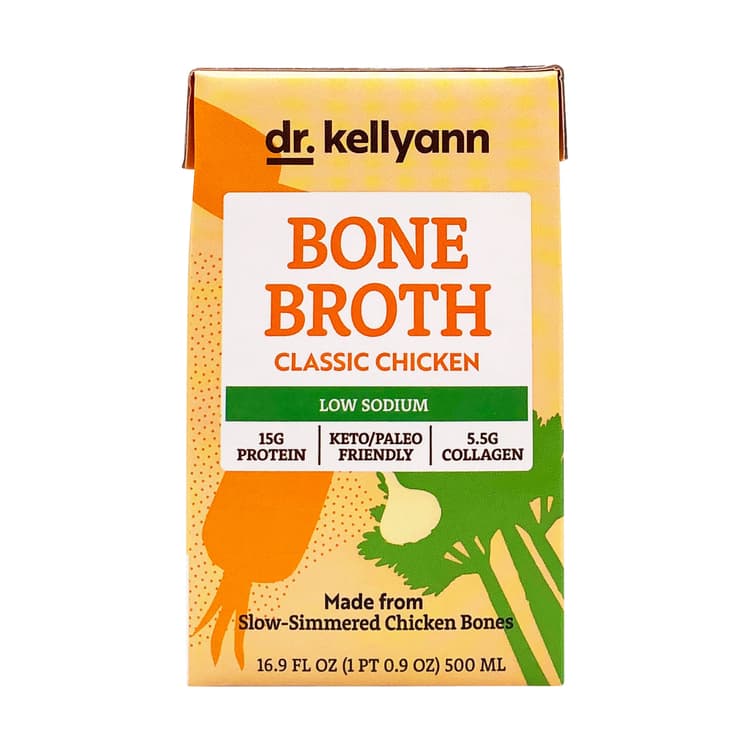 Dr. Kellyann Classic Chicken Bone Broth Low Sodium