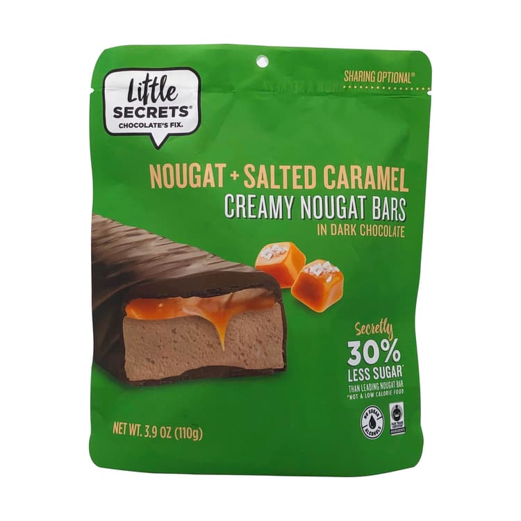Little Secrets Salted Caramel & Dark Chocolate Mini Nougat Bars