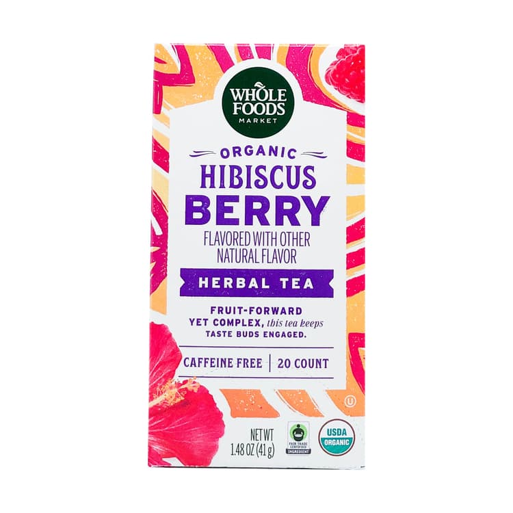 Organic Hibiscus Berry Herbal Tea