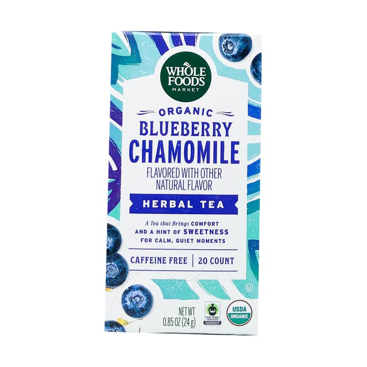 Organic Blueberry Chamomile Herbal Tea