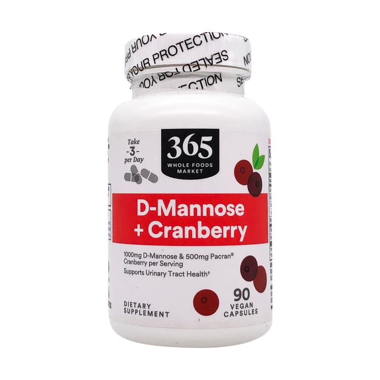 Whole Foods Market D-Mannose With Cranberry, 90 Vegan Capsules