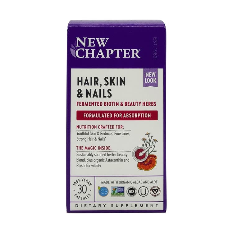 New Chapter Hair, Skim & Nails Supplement, 30 Capsules