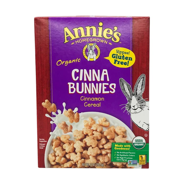 Annie's Homegrown Organic Cinnabunnies Cereal