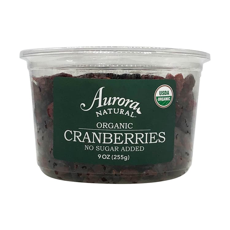 Aurora Natural Organic Dried Cranberries