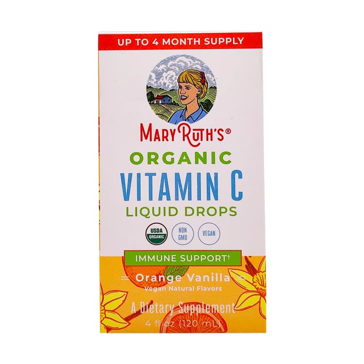 Mary Ruth'S Organic Vitamin C Liquid Drops, Orange Vanilla